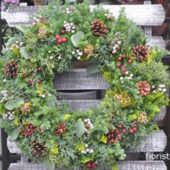Christmas wreath 針葉樹のリース Lsize